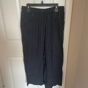 Navy blue Pinstripe Pants